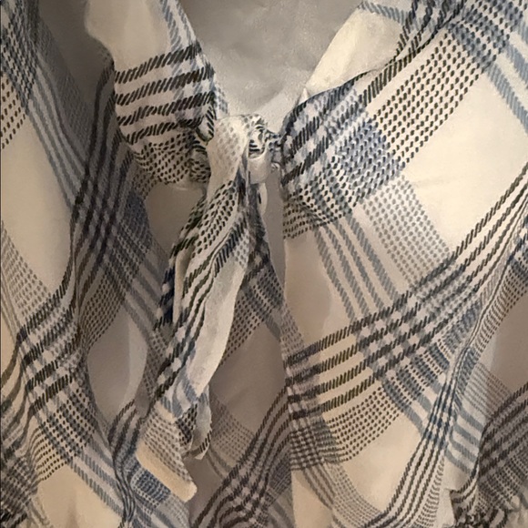 Joie Blue and White Checkered Dress - Picture 6 of 8